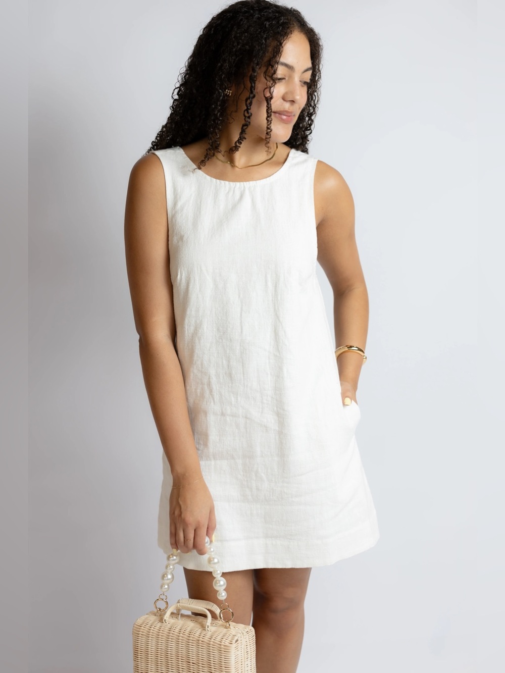 Eve Open Back Mini Dress